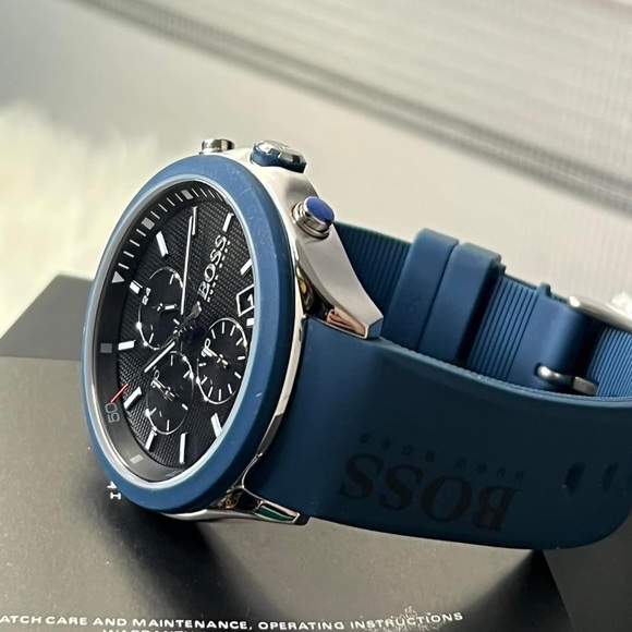 HB1513717- Hugo Boss Men’s Velocity Blue Watch - Picture 11 of 13